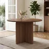 AIORBER Runder Esstisch 120 cm Holzoptik Holztisch Küche Produktbild-Vorschau 5