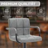 Meisterhome® Sgabello da bar set di 2 - regolabile in Anteprima dell’immagine prodotto 6