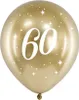 Palloncino Ø30cm "Happy Birthday" Oro | 6 pz. #60 Anteprima dell’immagine prodotto 2
