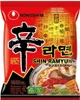 A package of Nong Shim Shin Ramyun instant noodle soup. Produktbild-Vorschau