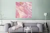 MuchoWow® Poster Marmor - Luxus - Glitzer - Rosa 75x75 cm - Produktbild-Vorschau 5