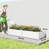 Outsunny Hochbeet Kunststoff, Steckbar Pflanzbeet mit Produktbild-Vorschau 3
