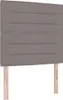 Maison Exclusive - Boxspringbett mit Matratze mit LED Taupe Produktbild-Vorschau 2