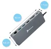 Reagle Hub 2-in-1 USB A C mit SSD NVMe SATA M.2 Gehäuse mit Produktbild-Vorschau 6