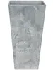 Artstone Vase Ella 26 x 26 x 49 cm grau Produktbild-Vorschau 2