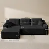 VASAGLE Modulares Sofa, Ecksofa mit Liege rechts, 242 cm Produktbild-Vorschau 9
