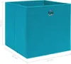 vidaXL Úložné boxy 10 ks. Dětská modrá 32x32x32 cm Látka Náhled obrázku produktu 4