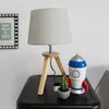 Stolní lampa se stínítkem, dekorativní, barva šedá Náhled obrázku produktu 3