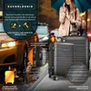 tillvex® Reisekoffer Set 4 tlg. Grau Koffer Hartschale Produktbild-Vorschau 7