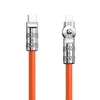 DUDAO L24CL 120W Cavo USB-C - Lightning 1 m Arancione Anteprima dell’immagine prodotto 10
