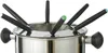 Fondue - Set aus Edelstahl 10 - tlg. Maße: Durchm. 16 x 30 Produktbild-Vorschau 6