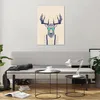 Bilder auf glas - Einteilig - Hirsch Abstraktion - 70x100cm Produktbild-Vorschau 6