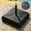 COSTWAY Supporto per ombrellone con rotelle, riempibile Anteprima dell’immagine prodotto 6
