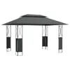 vidaXL Pavillon mit Dach Anthrazit 400x300x270 cm Stahl -  Produktbild-Vorschau 3