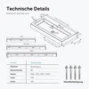 doporro Waschbecken 100x48x10cm Aufsatzwaschbecken matt Produktbild-Vorschau 7