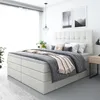 Bett, Boxspringbett FARO PLUS mit 2-Matrazen und Topper Produktbild-Vorschau 1