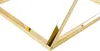 BELIANI Beistelltisch Gold Transparent 40 x 55 cm Produktbild-Vorschau 6