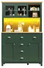 Premium Küchenschrank Buffetschrank Landhaus, 104x40x180cm Produktbild-Vorschau 8