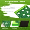 COSTWAY Set da gioco Golf Pong, tappetino putting green da Anteprima dell’immagine prodotto 4