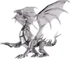 Puzzle 3D Piececool, Dragonul argintiu, Metal, 115 piese Podgląd zdjęcia produktu 1