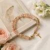 Handgemaakte armband met rozenkrans – ROSABRACE Pink Productafbeelding-voorbeeld 8