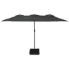 Maison Exclusive - Parasol double avec éclairage LED, Voir les images du produit 4