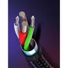 UGREEN USB-A to Micro USB + USB Type-C Cable 1m Black Anteprima dell’immagine prodotto 7