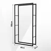 Vigevee Kaminholzregal 150 × 60 × 25, Metall Brennholzregal Produktbild-Vorschau 2