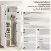 Yaheetech 175,5 cm H Mehrzweckschrank 37,5 cm tiefer Produktbild-Vorschau 5