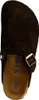 A top-down view of a brown Birkenstock sandal. Produktbild-Vorschau
