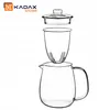 A clear, studio shot of a glass teapot with its lid and infuser, presented on a white background. Anteprima dell’immagine prodotto