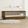 Tagesbett Honigbraun 80x200 cm Massivholz Kiefer Produktbild-Vorschau 4