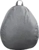 Pouf poire déhoussable BANANAIR 80 x 70 cm gris foncé Voir les images du produit 3