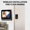 4,3" IPS obrazovka 2.4G bezdrátový videozvonek, HD dohled, Náhled obrázku produktu 7