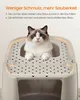 Feandrea Katzenklo groß XXL, Katzentoilette mit Deckel, mit Produktbild-Vorschau 4