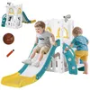 AIYAPLAY Kinderrutsche 5 in 1 Kleinkinderrutsche mit Produktbild-Vorschau 1