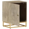 CLORIS Nachttisch 40x30x50 cm Massivholz Mango und Eisen Produktbild-Vorschau 2