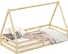 Hausbett SILA aus massiver Kiefer, schönes Montessori Bett Produktbild-Vorschau 1
