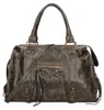 Elara Damen-Schultertasche aus echtem Wildleder Blau  Italy Produktbild-Vorschau 5