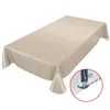 Tischdecke Wachstuch Einfarbig Beige Robust Wasserabweisend Produktbild-Vorschau 2