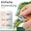 ECENCE 4er Set Blumendraht Basteldraht verzinkt Farbe Grün Produktbild-Vorschau 2