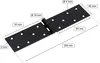 KOTARBAU® Skriňový záves 200x45 mm Valcovaný čierny Náhľad obrázku produktu 2