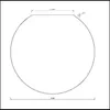 Verre sphérique pour lampe, Ø 200 mm, blanc brillant, verre Voir les images du produit 2