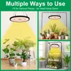 Collage of images showing different ways to use a plant grow light. Produktbild-Vorschau