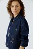 Oui Damen Jacke aus elastischem Baumwolldenim, gerader Produktbild-Vorschau 4