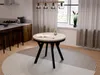 Esstisch ARI Rund 90-190 cm Ausziehbar Sandbeige Beige Produktbild-Vorschau 5