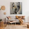 Muralo CANVAS Leinwand Bilder Abstrakt GESICHT Porträt Produktbild-Vorschau 6