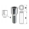 16x śruba koła M14x1.5, TORX, 28mm, gwiazda, stożek, 10R Podgląd zdjęcia produktu 3