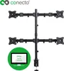 conecto CC50286 Schreibtischhalterung für 4 Monitore 33-69 Produktbild-Vorschau 2