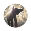 MuchoWow® Mauspad Mousepad Elefant mit Person in hellem Produktbild-Vorschau 1